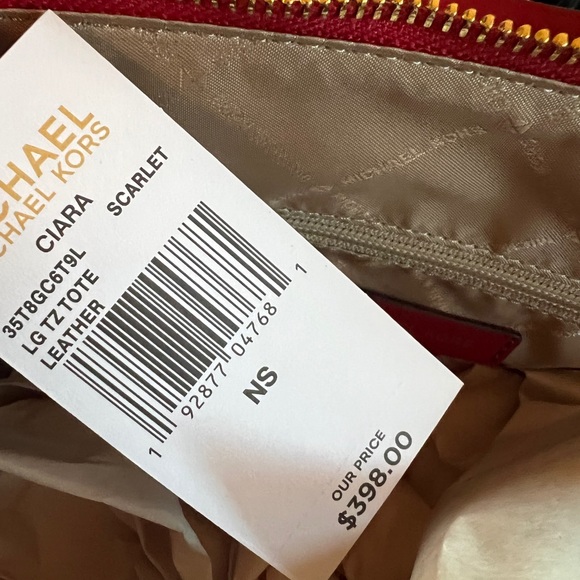 Michael Kors Ciara leather tote handbag&wallet&wallet NWT Authentic - Picture 10 of 16